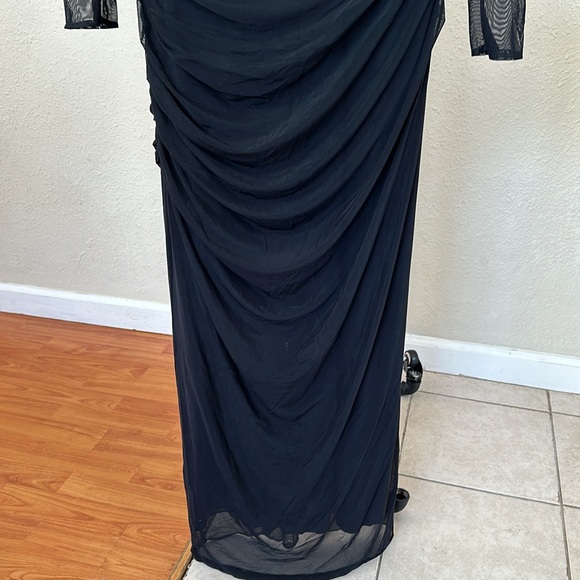 HOUSE OF CB Large D-DD 'Katarina' Black Maxi Dress NWOT - Picture 9 of 12